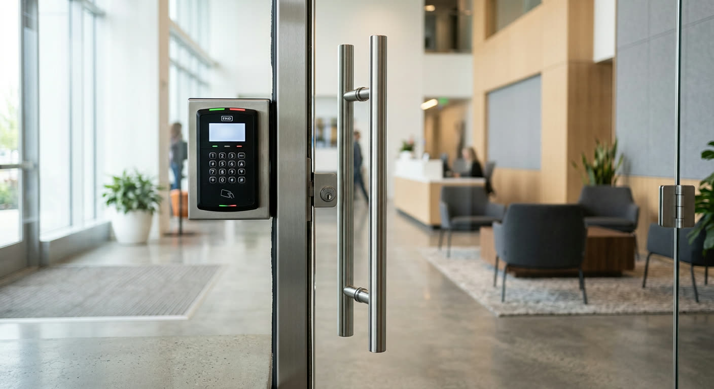 Commercial door hardware